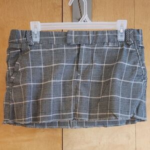 Plaid Mini Skirt